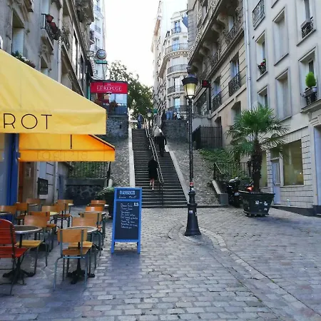 Studio In Montmartre Paris Exterior foto